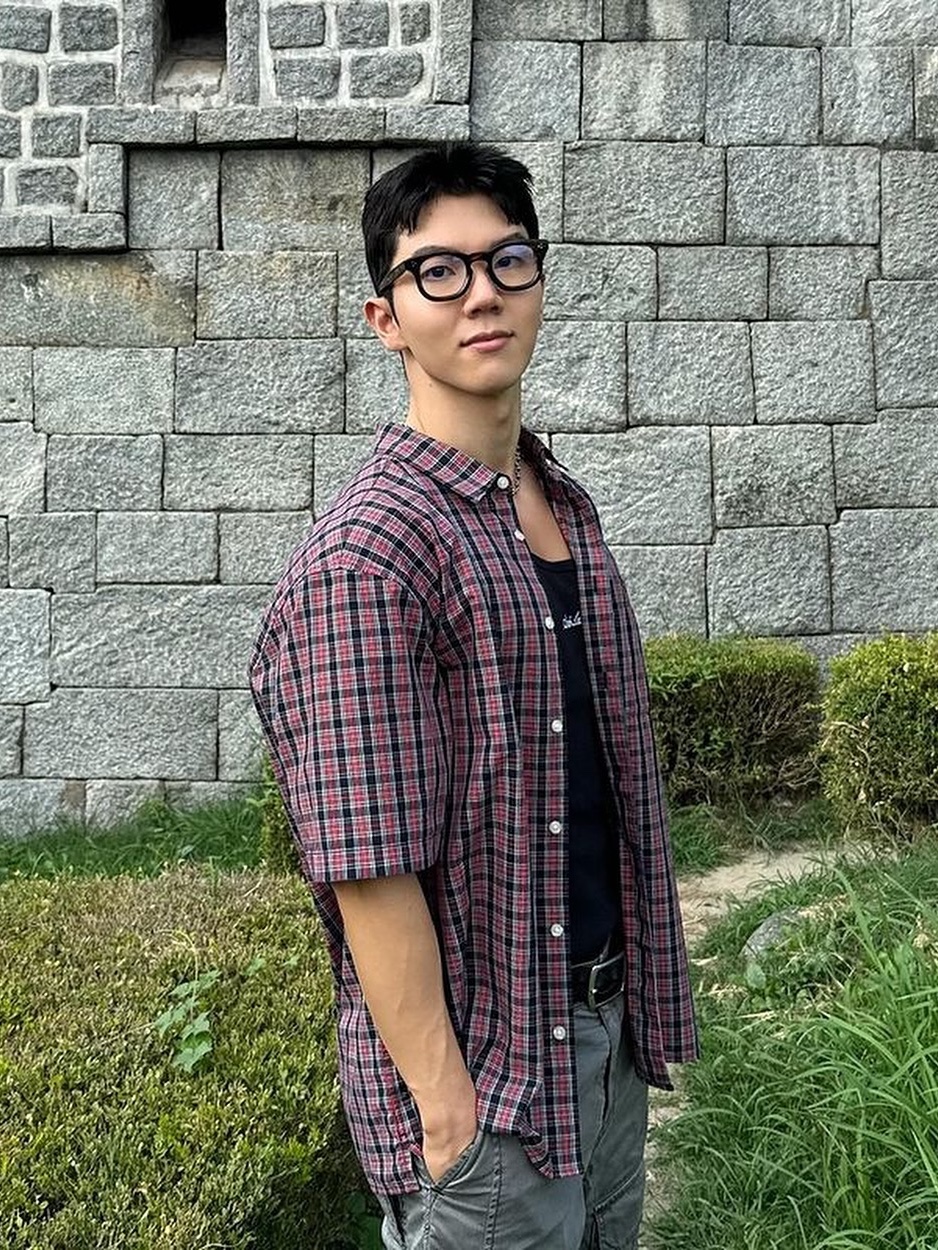 lash Lunettes 02 Havana 착용 스타일 - 2