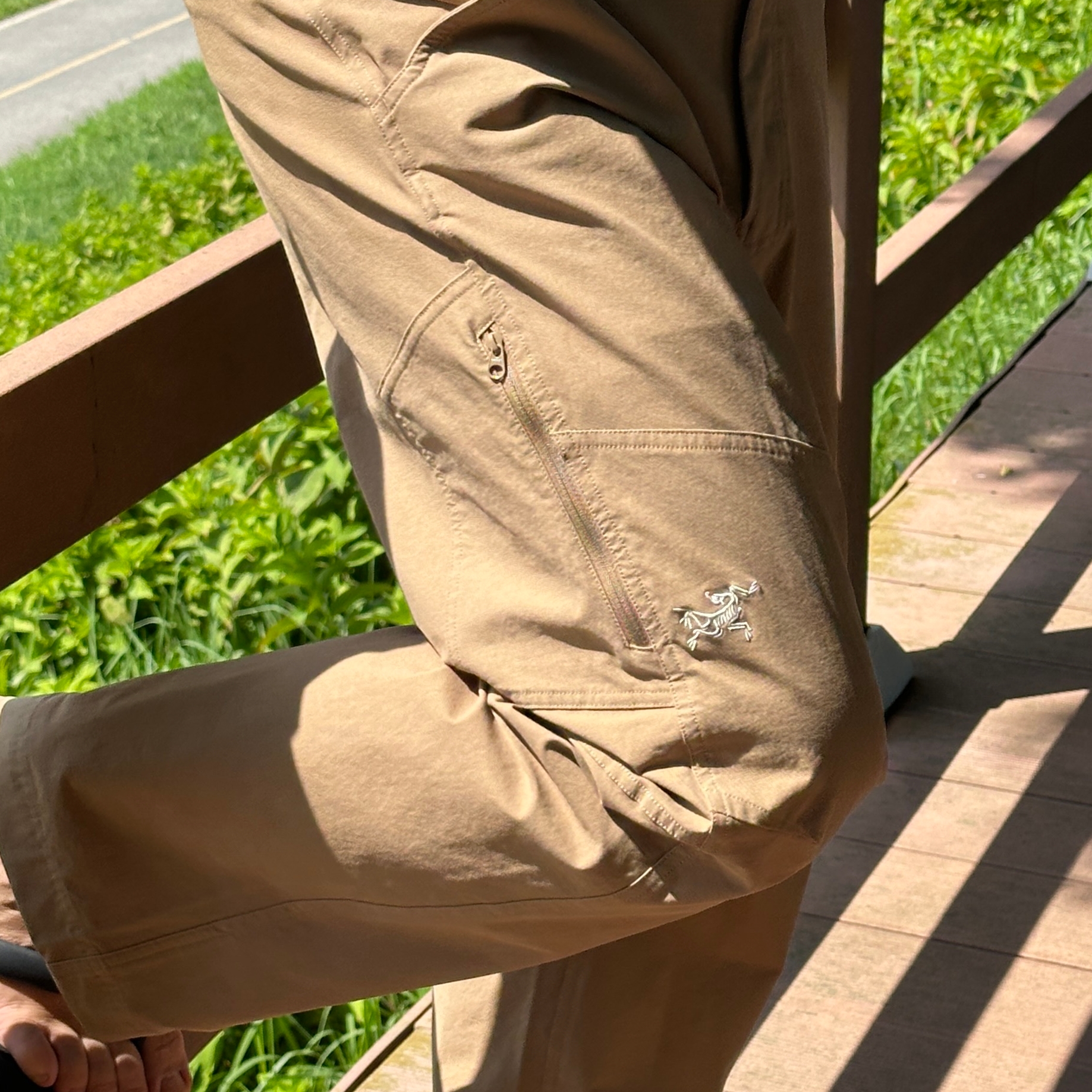 Arc'teryx Cronin Cotton Pants Canvas 착용 스타일 - 1