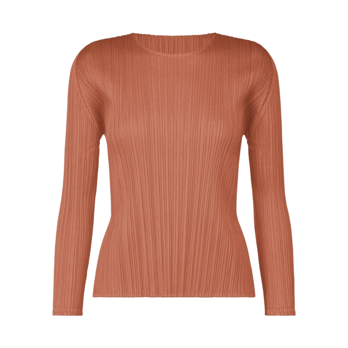 PP58-JK141-29 (W) Pleats Please Issey Miyake MC October Top Coral Pink