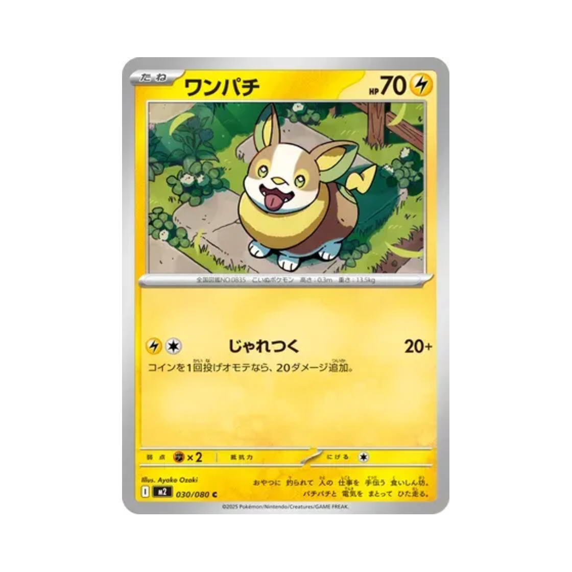 포켓몬 TCG 멍파치 C 인페르노 X (일어판)(Pokemon TCG Yamper C Inferno X (Japanese Ver.)) - 1