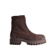 Balenciaga Combat Strike Boot Dark Brown