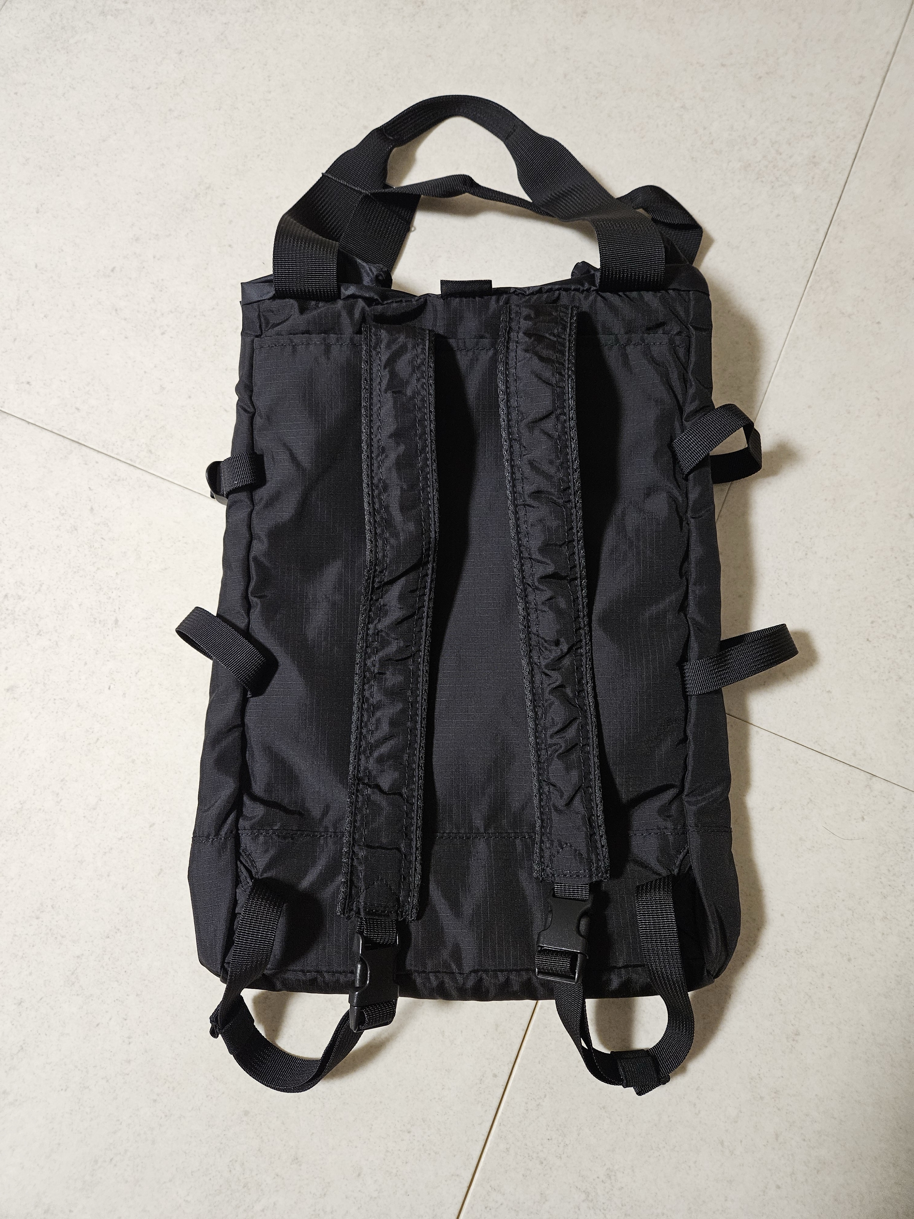Supreme Tote Backpack Black - 19SS 착용 스타일 - 2