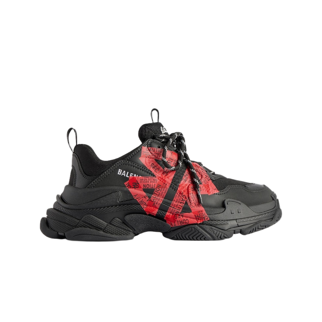 발렌시아가 트리플 S 스니커즈 블랙 레드(Balenciaga Triple S Sneaker Black Red) - 1
