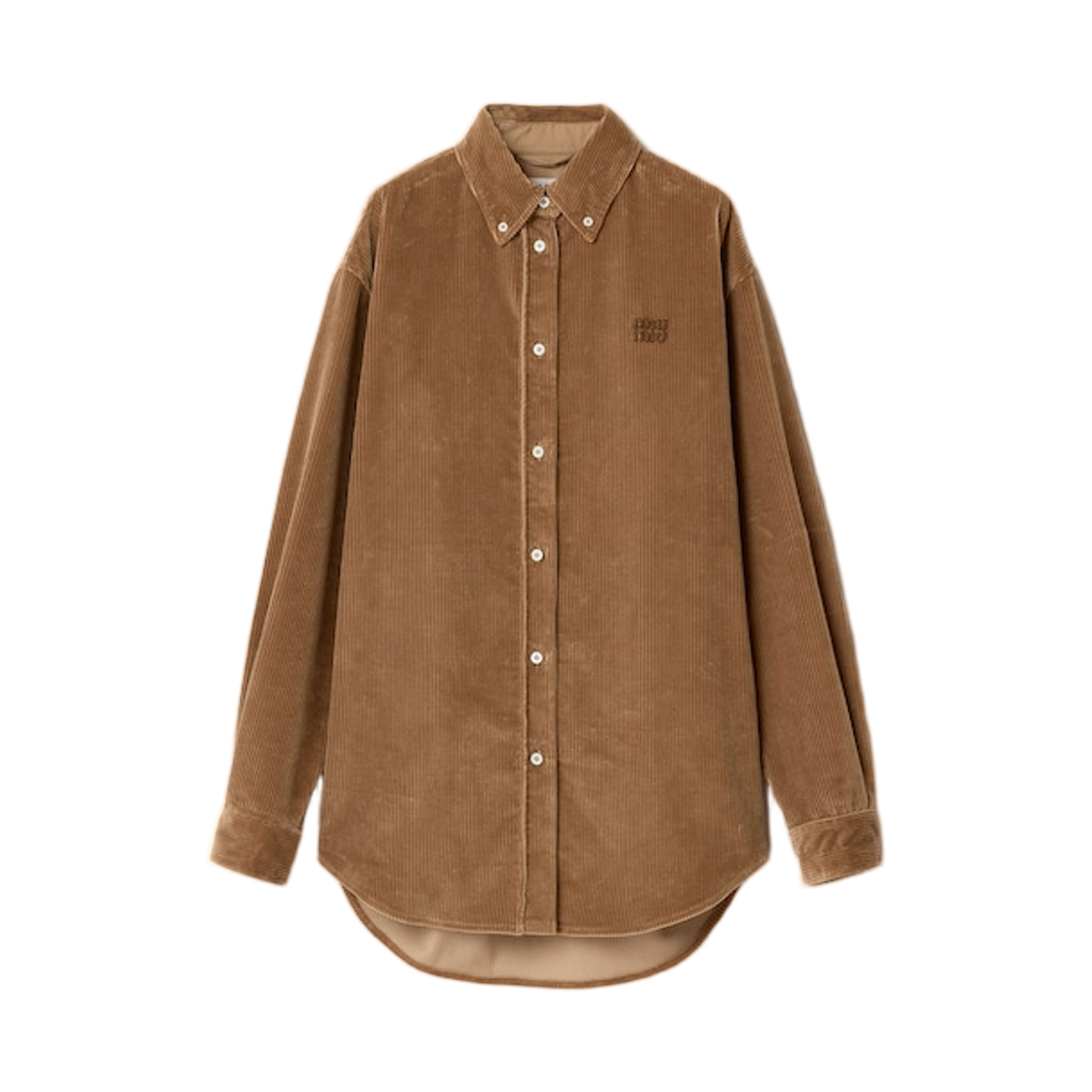 MK1626-18SZ-F0065 (W) Miu Miu Corduroy and Suede Shirt Cord