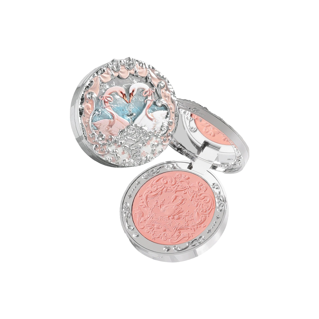 플라워노즈 스완 발레 컬렉션 엠보싱 블러셔 05 드리미 시즌(Flower Knows Swan Ballet Embossed Blush 05 Dreamy Season) - 1