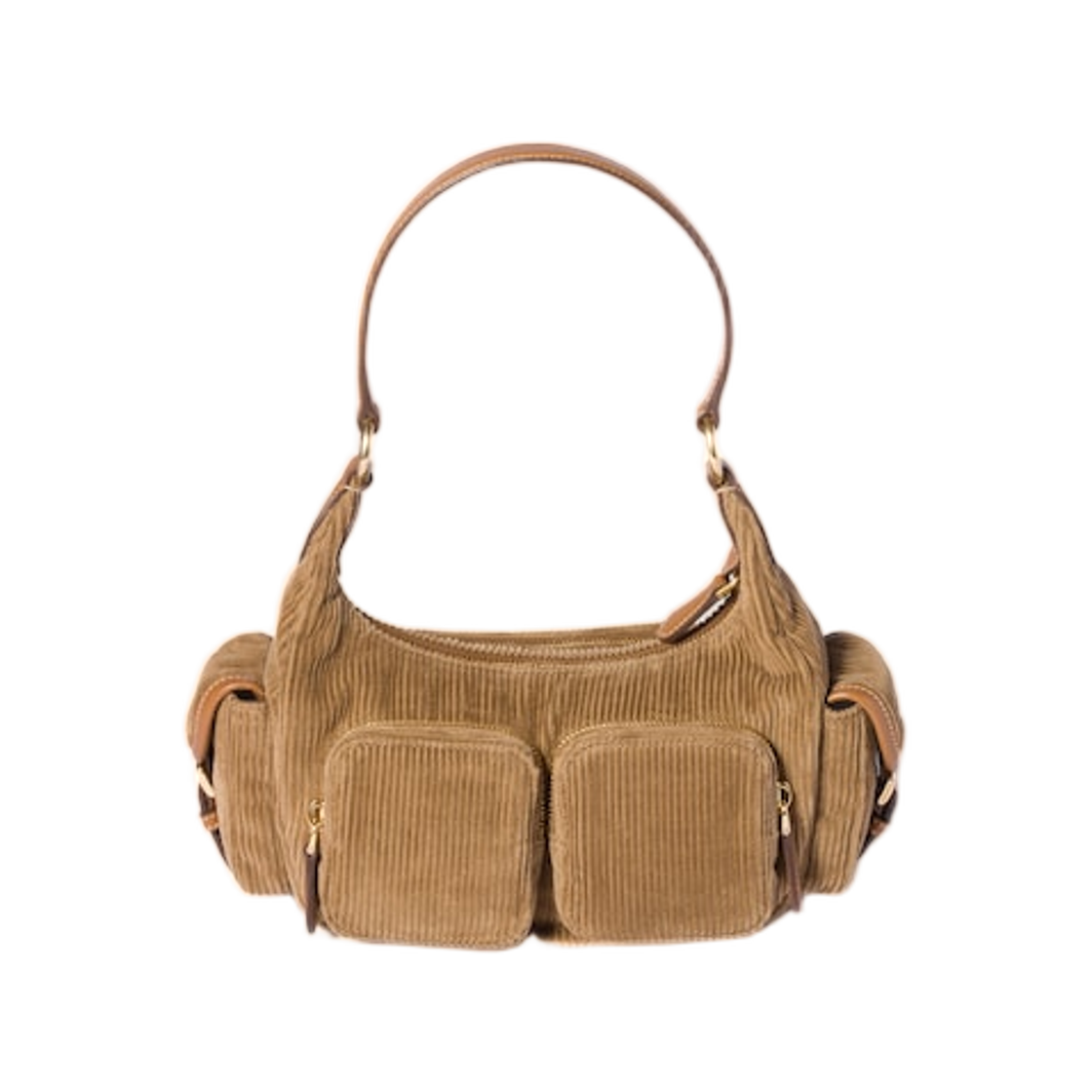 미우 미우 코듀로이 포켓 백 시나몬(Miu Miu Corduroy Pocket Bag Cinnamon) - 3