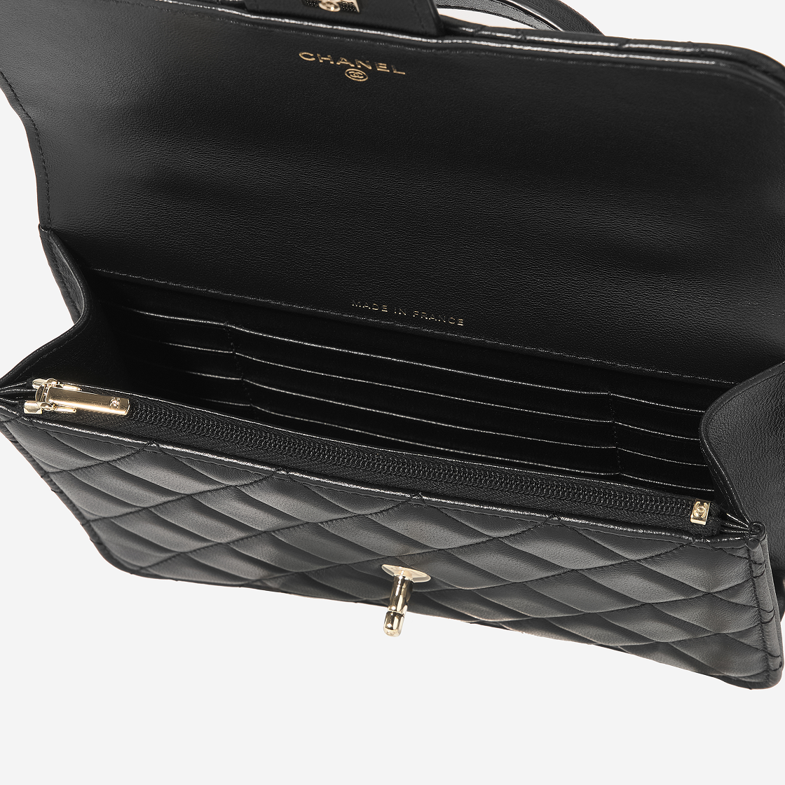 샤넬 스몰 백팩 램스킨 & 골드 메탈 블랙(Chanel Small Backpack Lambskin & Gold Black) - 7