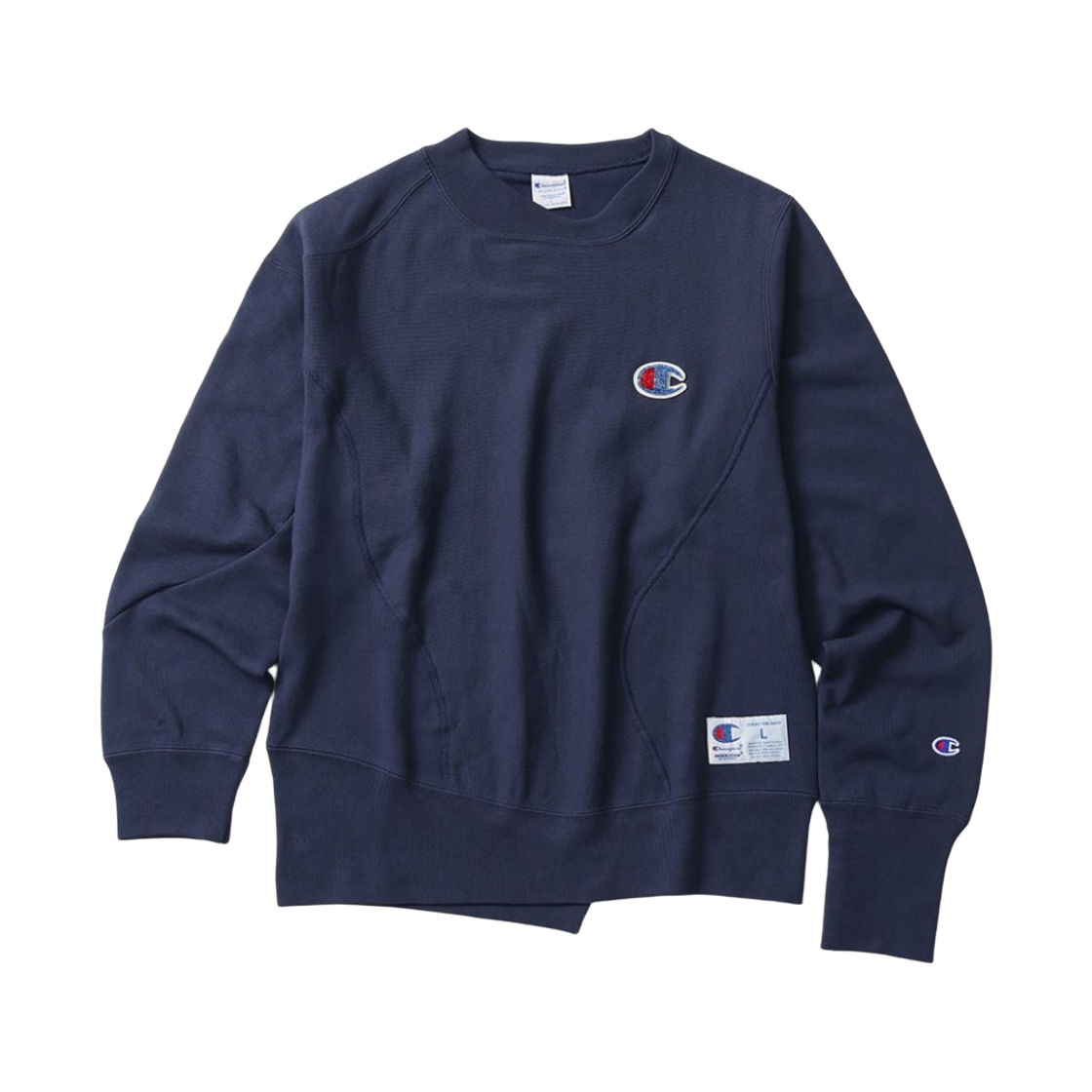 챔피온 x 언더커버 리버스위브 스트럭처드 스웨트셔츠 다크 네이비(Champion x Undercover Reverse Weave Structured Sweatshirt Dark Navy)