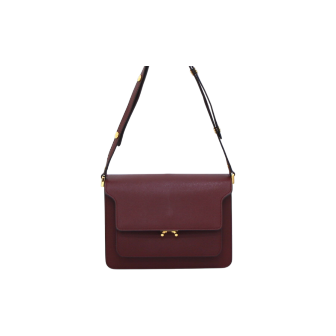 마르니 SBMPN09NO1 사피아노 트렁크 숄더백 겸 크로스백 aa44670(Marni SBMPN09NO1 Saffiano Trunk Shoulder and Crossbody Bag AA44670)