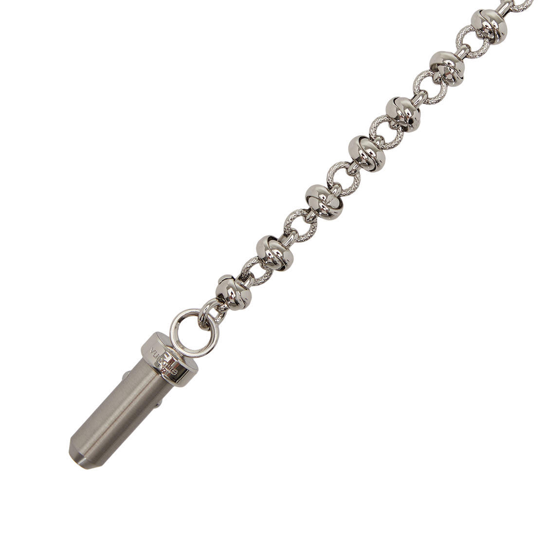 분크 메탈 위빙 불렛 체인 실버(vunque Metal Weaving Bullet Chain Silver) - 4