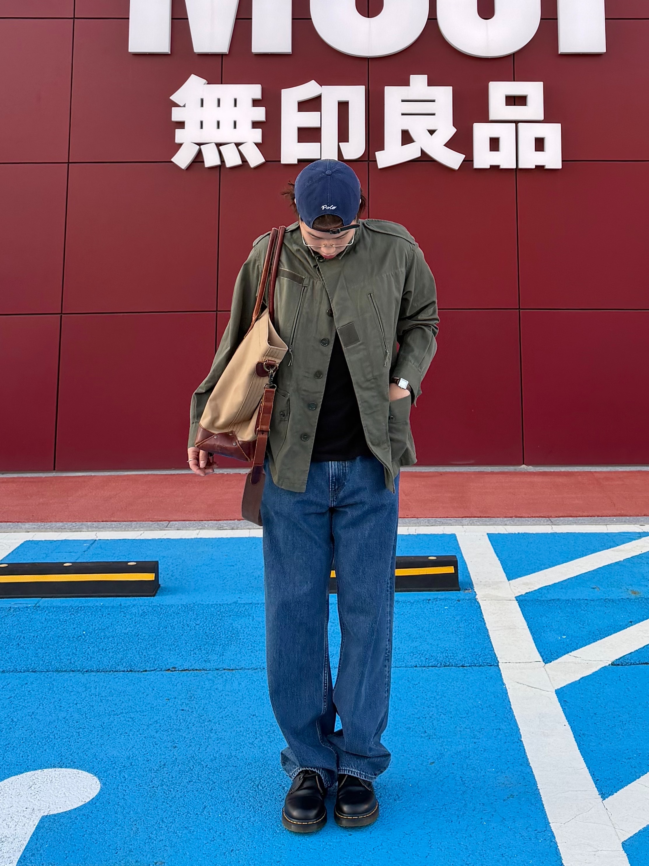 [20% 적립] Polo Ralph Lauren Applique Twill Ball Cap Newport Navy - 25SS, Dr. Martens 1461 Smooth Black 착용 스타일 - 1