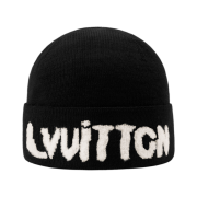 Louis Vuitton Monogram Blast Beanie Black Grey