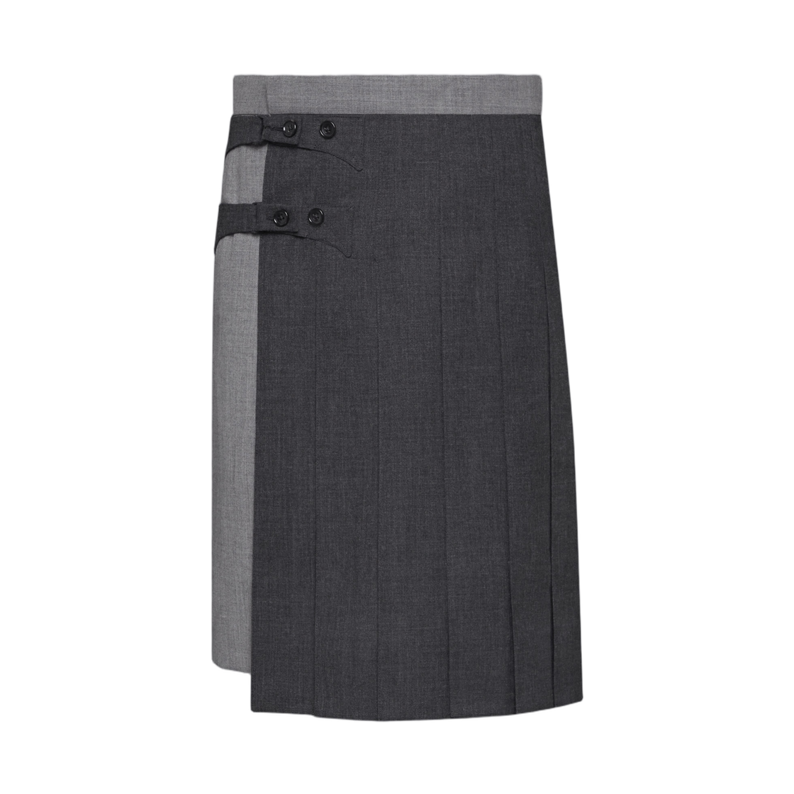 MTC225C-00473-035 Thom Browne Fresco Skort Medium Grey