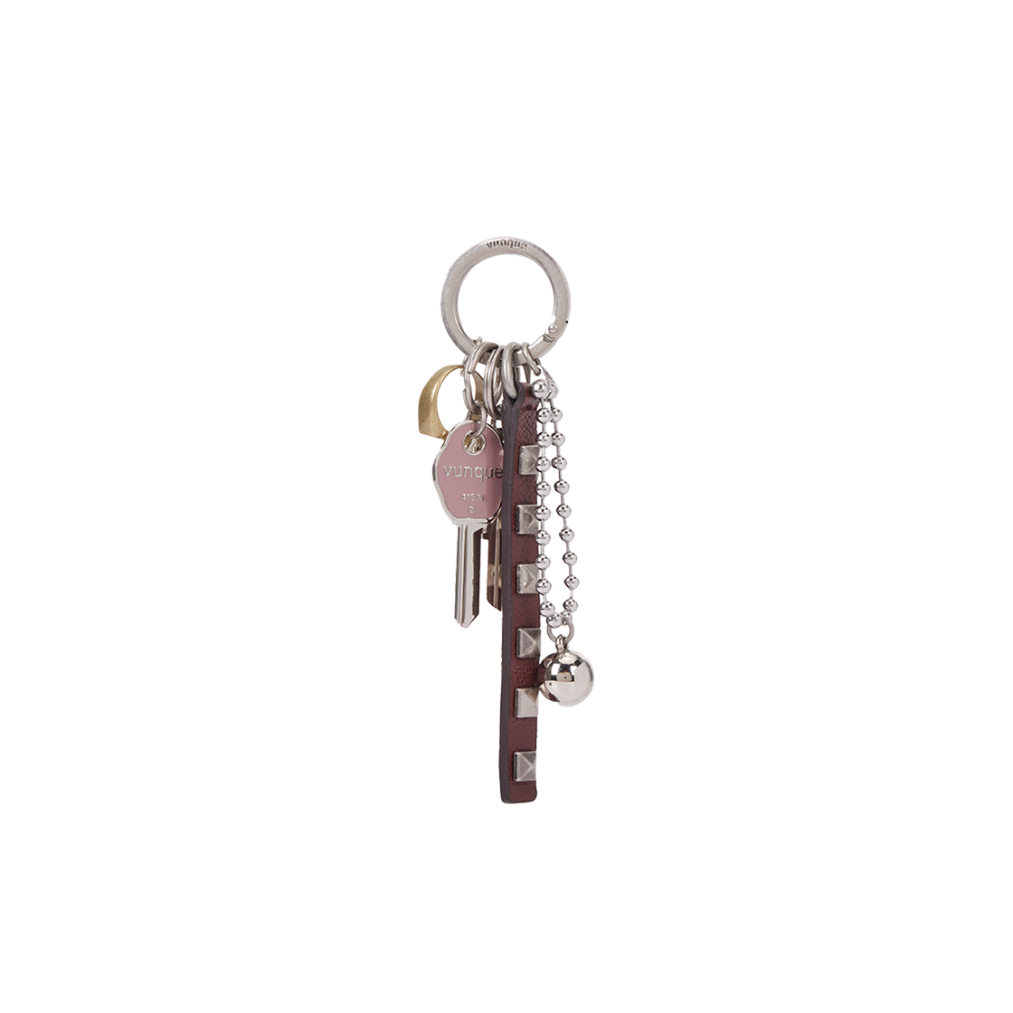 P0000FJV_K vunque Stud Bundle Key Charm Currant Burgundy