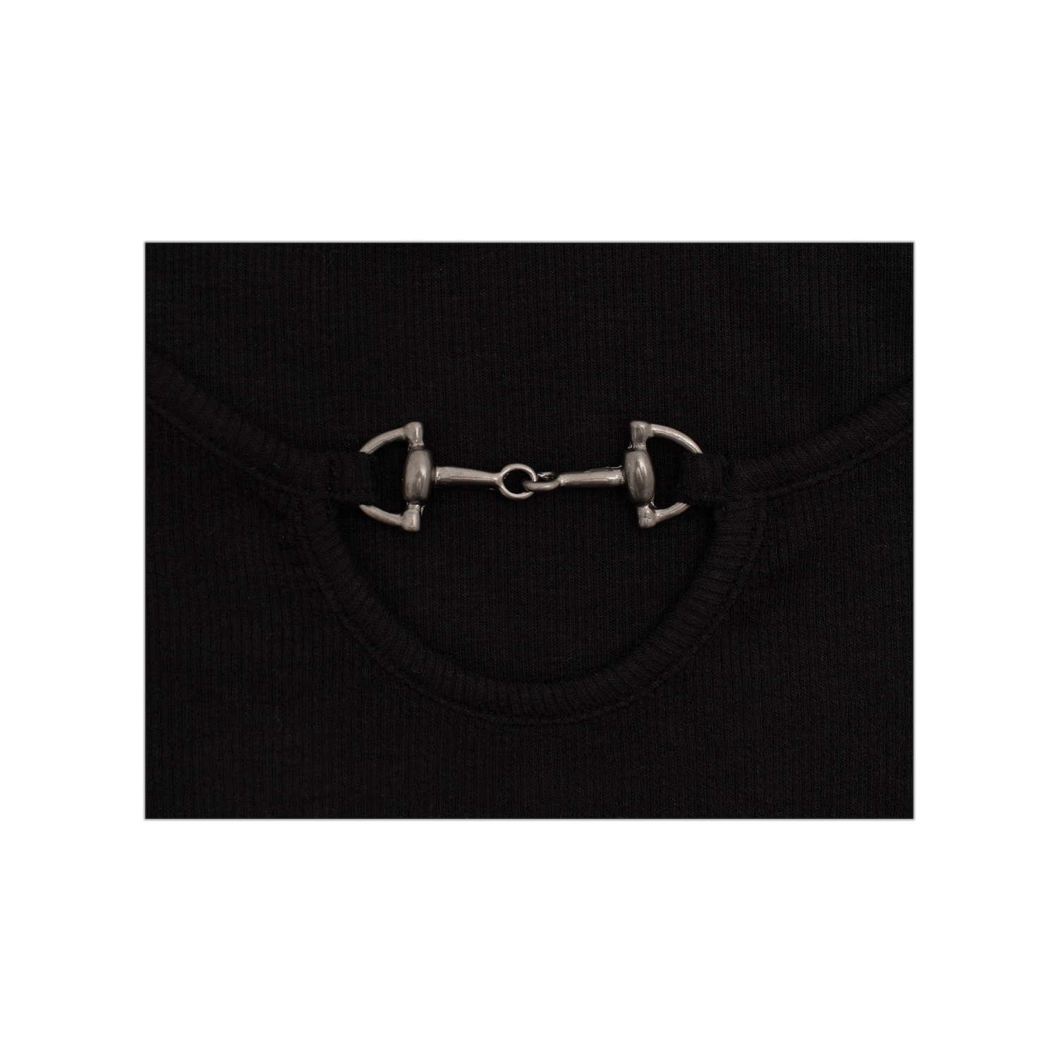 리히트 홀스빗 디테일 탑 블랙(Reheat Horsebit Detail Top Black) - 3