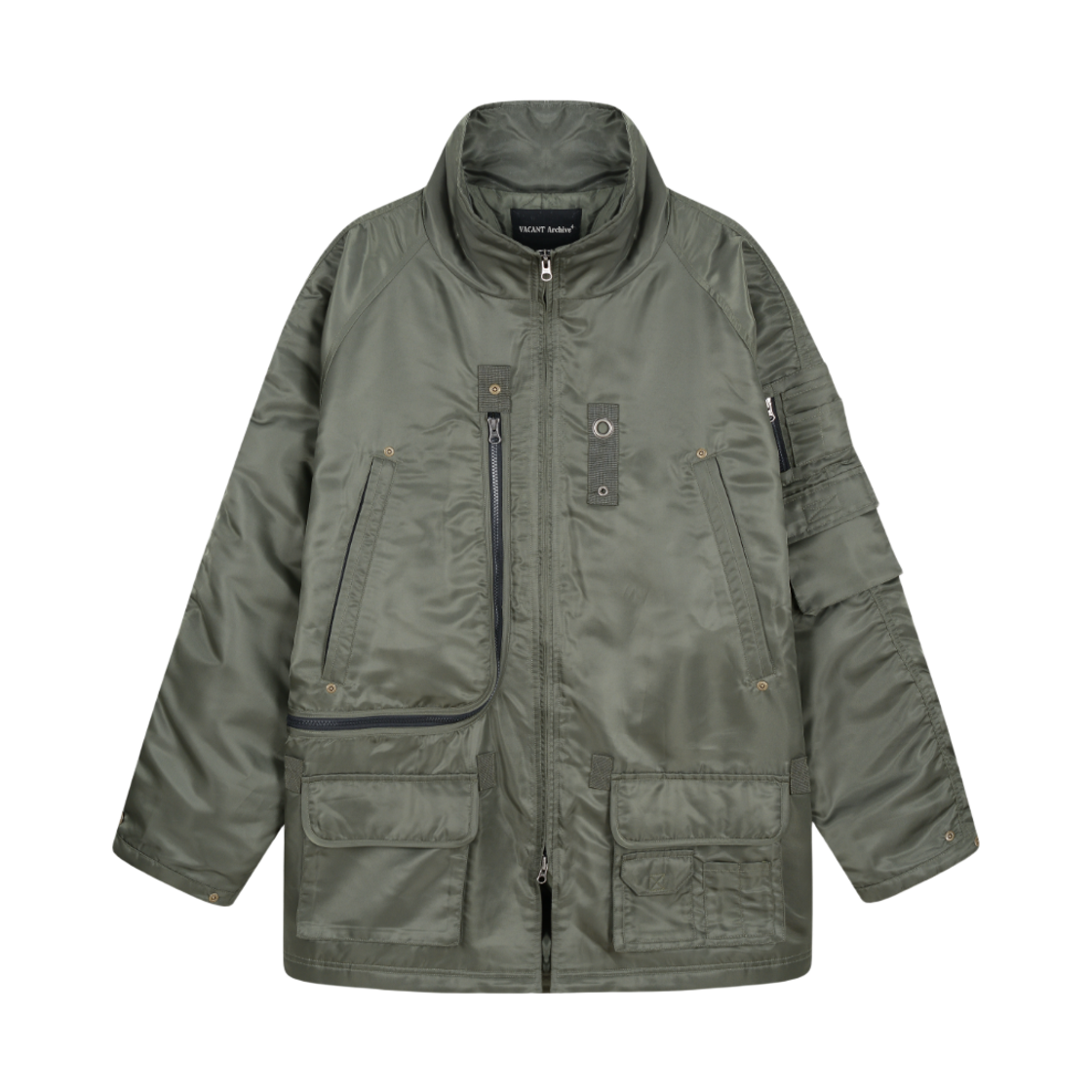 VUV53VJP001KHQQ Vacant Archive Men Peter Military Parka Jumper Khaki