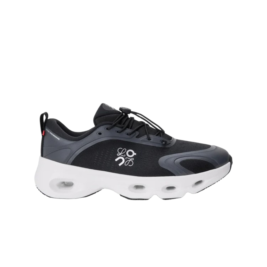(W) 로에베 x 온 러닝 클라우드솔로 블랙 화이트((W) Loewe x On Running Cloudsolo Black White)