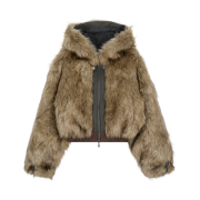 Vacant Archive Diddy Fur Hoodie Jacket