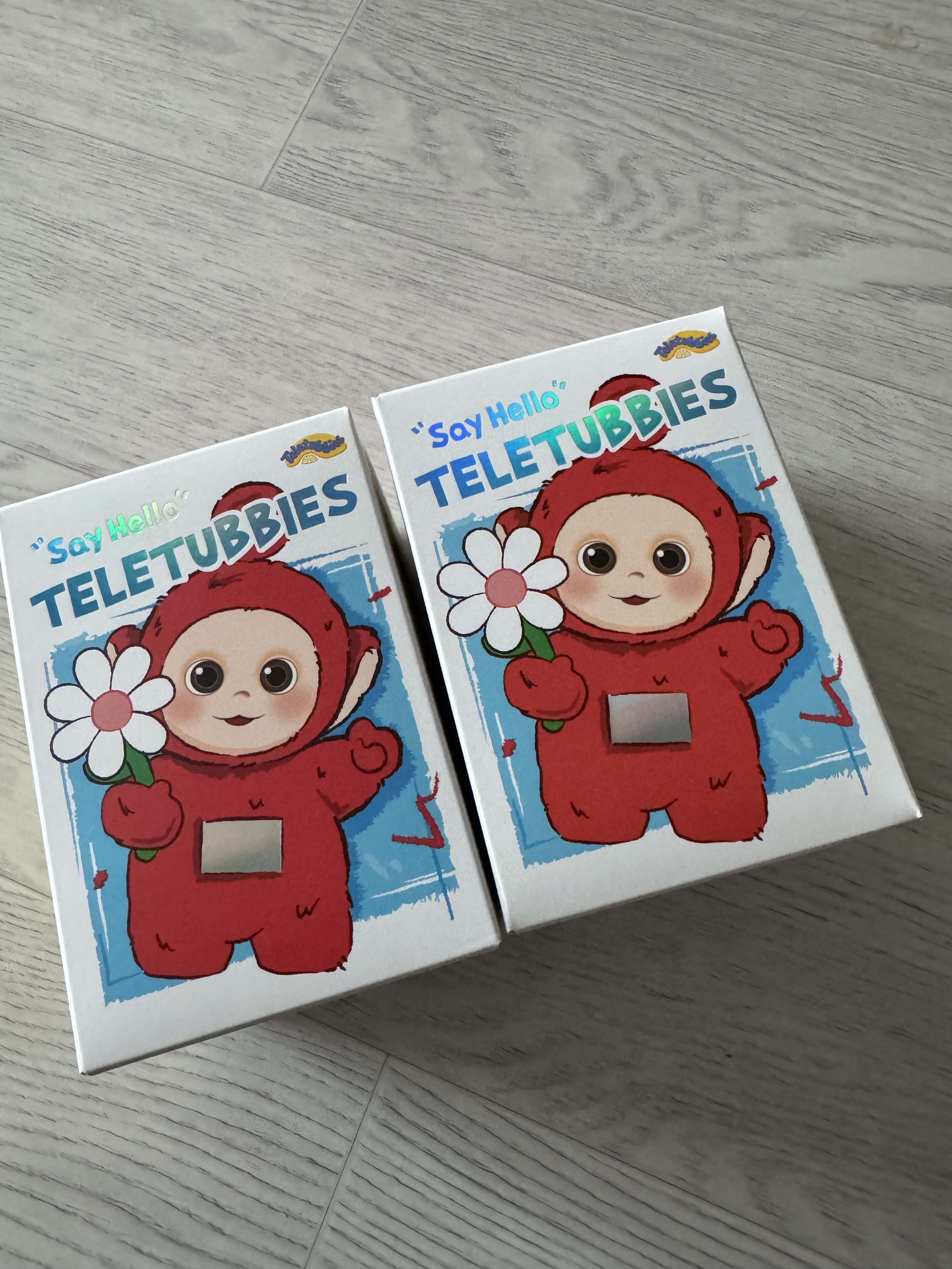 Pop Mart Teletubbies Say Hello Series Figures Sealed Case Laa Laa's Energetic Flower (Opened Case) 착용 스타일 - 2
