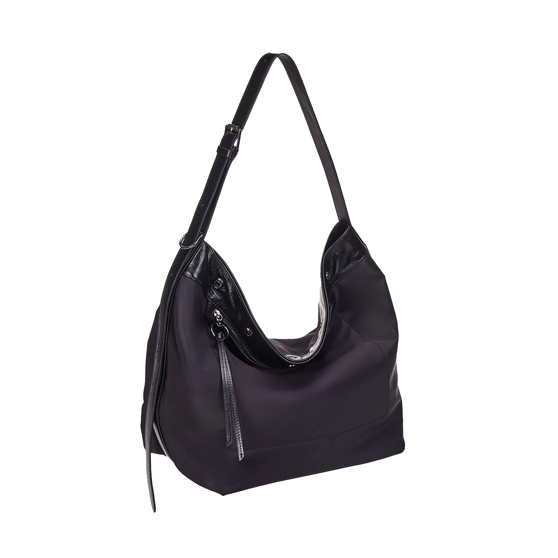 P0000FBZ_K vunque Perfec Button Up Light Hobo L Black