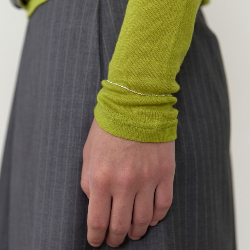 러브미몬스터 [실버] 정사각 도트 팔찌 실버(lovememonster [Silver] Square Dot Bracelet Silver) - 2