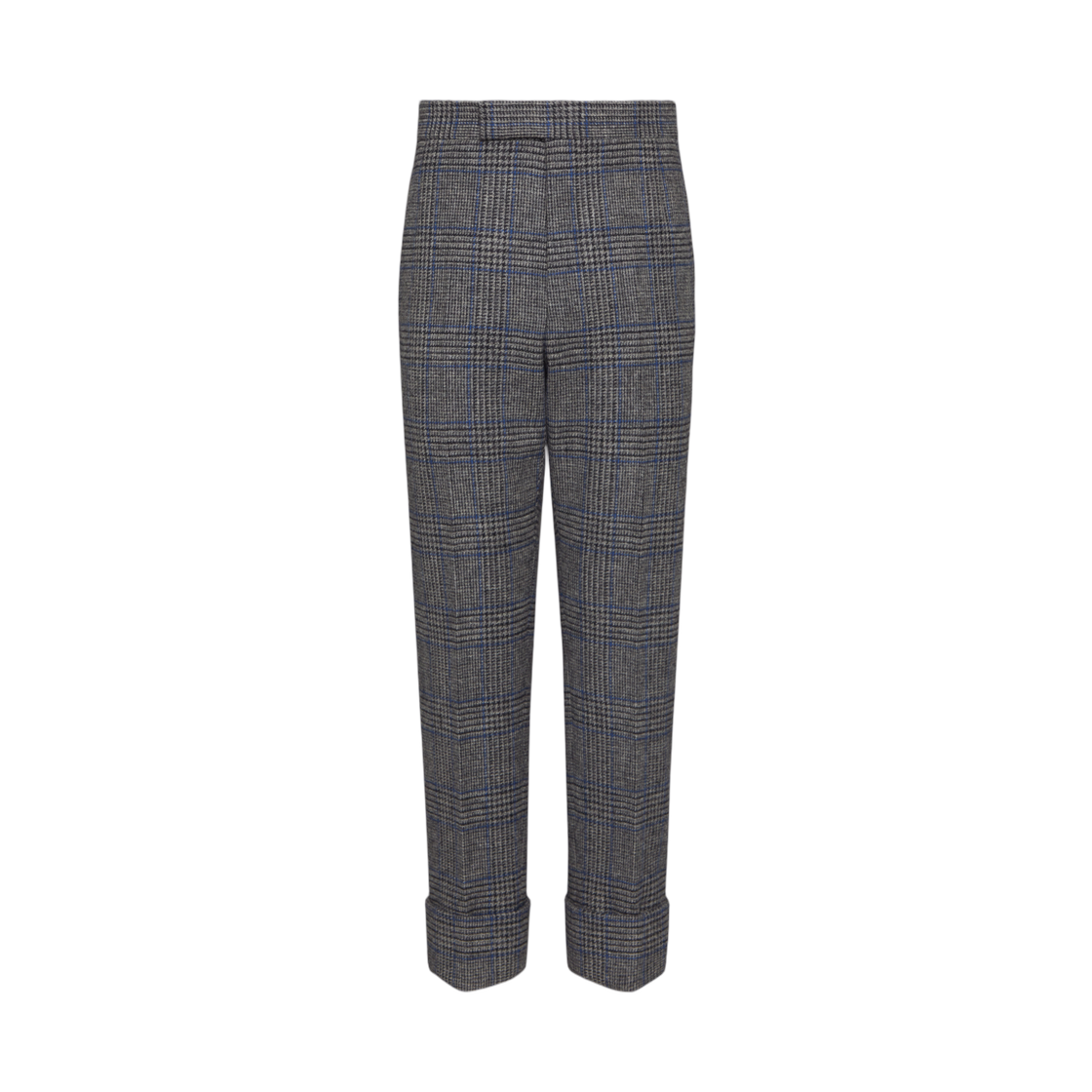 MTC001A-F0930-035 Thom Browne Prince Of Wales Hunting Tweed Trouser Medium Grey