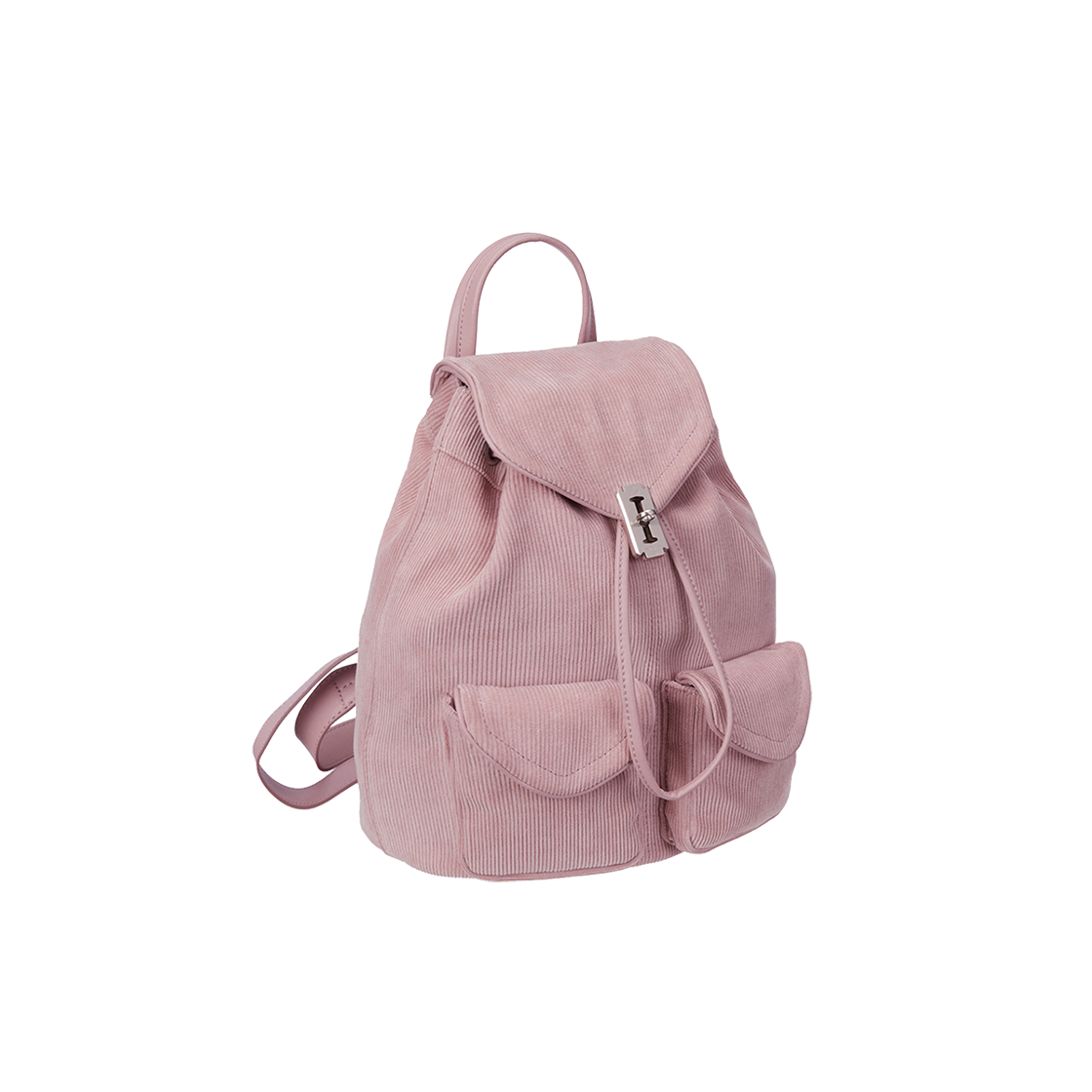 분크 오캄 두 더블 포켓 코듀로이 백팩 미듐 인디핑크(vunque Occam Doux Double Pocket Corduroy Backpack M Indie Pink) - 1