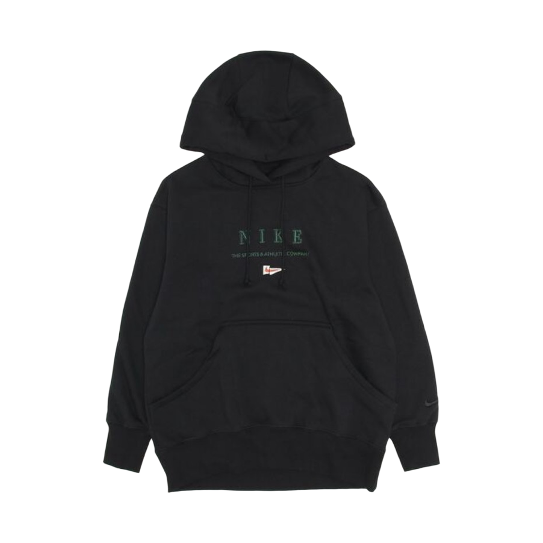 FD0855-010 (W) Nike NSW Oversized Fleece Hoodie Black