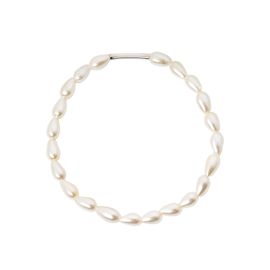 L253MBC010 lovememonster Pearl Drops Bracelet Ivory