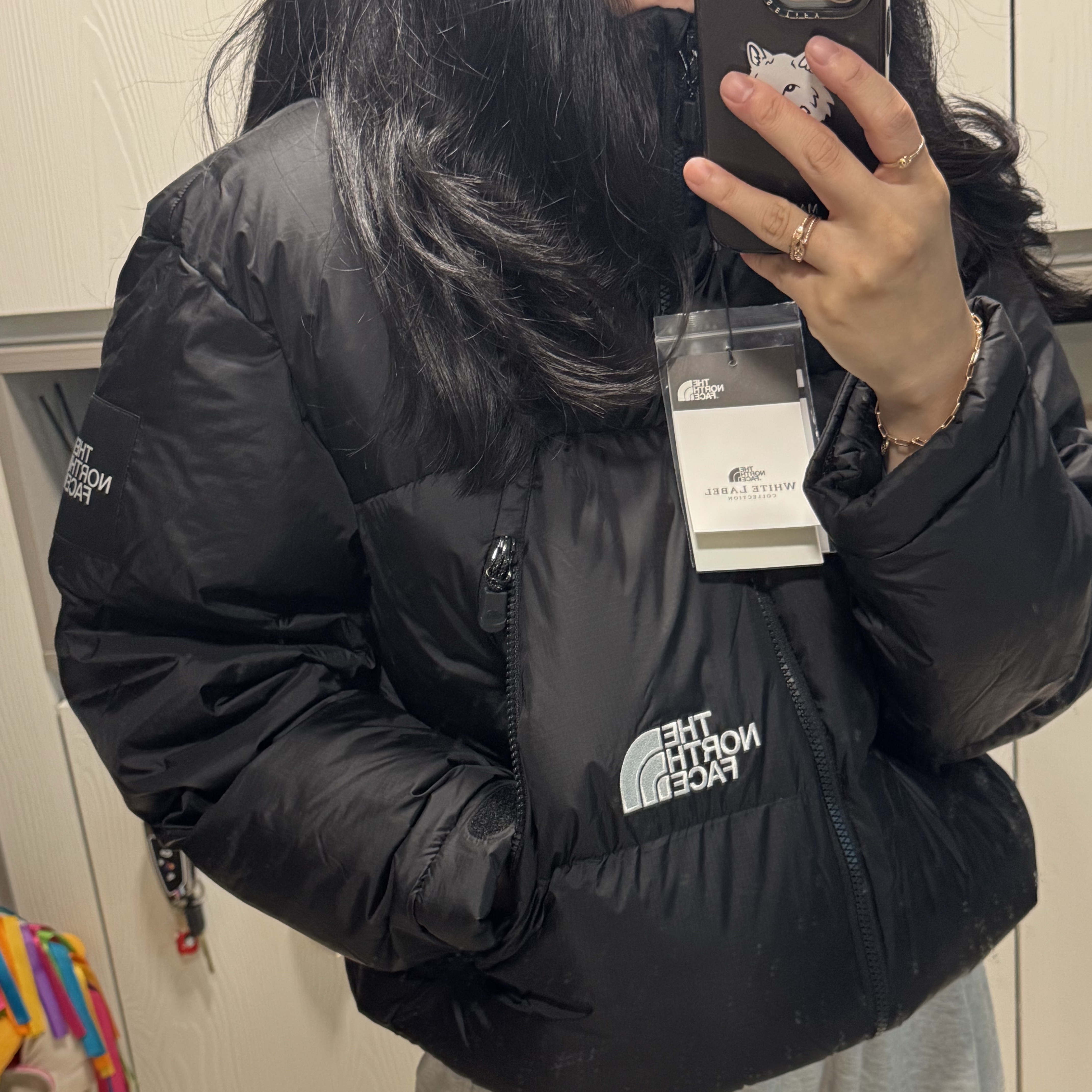 The North Face White Label Project Down Jacket RDS Black - 25FW 착용 스타일 - 2