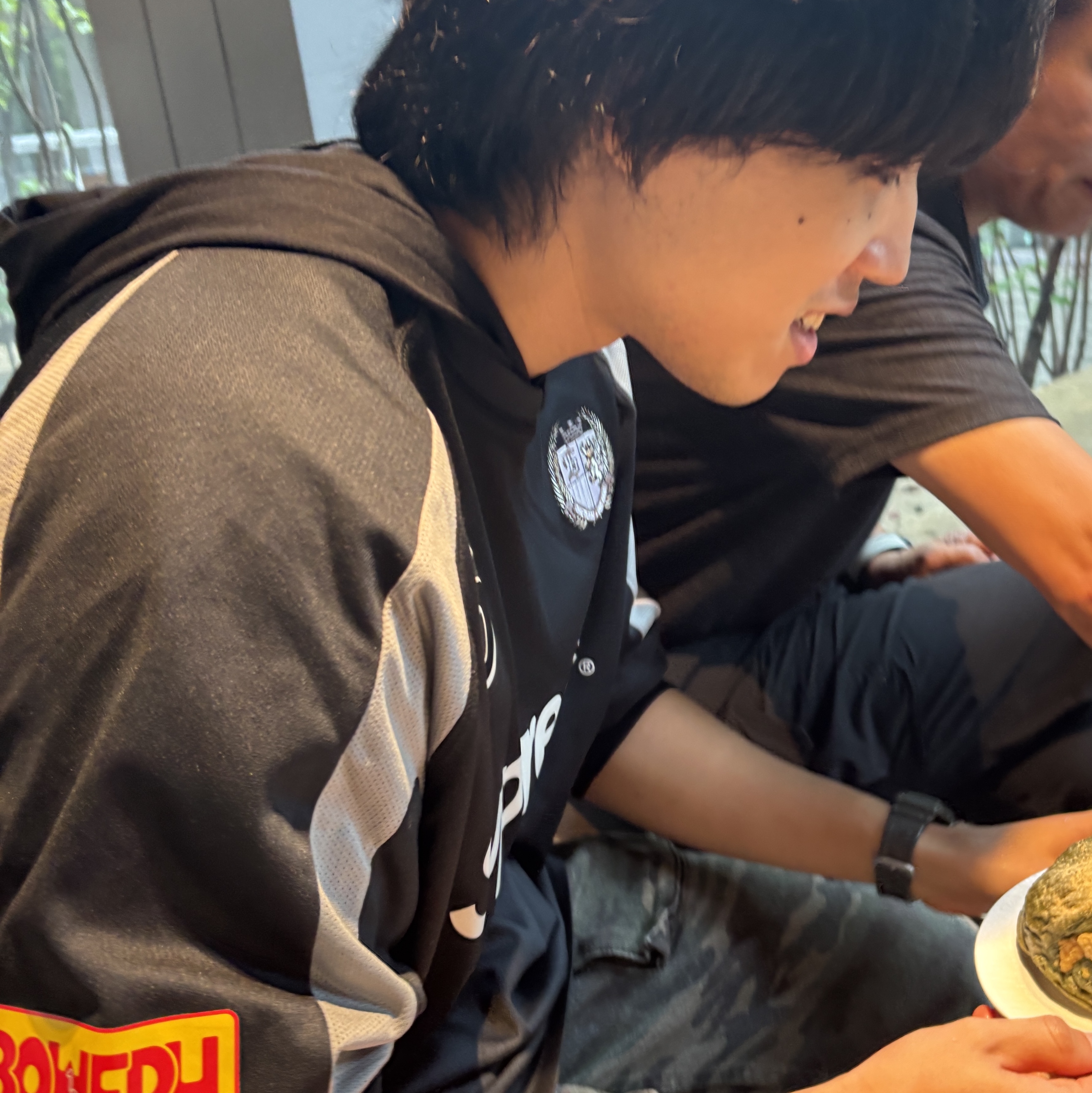 Supreme Hooded Soccer Jersey Black - 23FW, (W) Nike Air Force 1 '07 WB Flax Wheat 착용 스타일 - 3