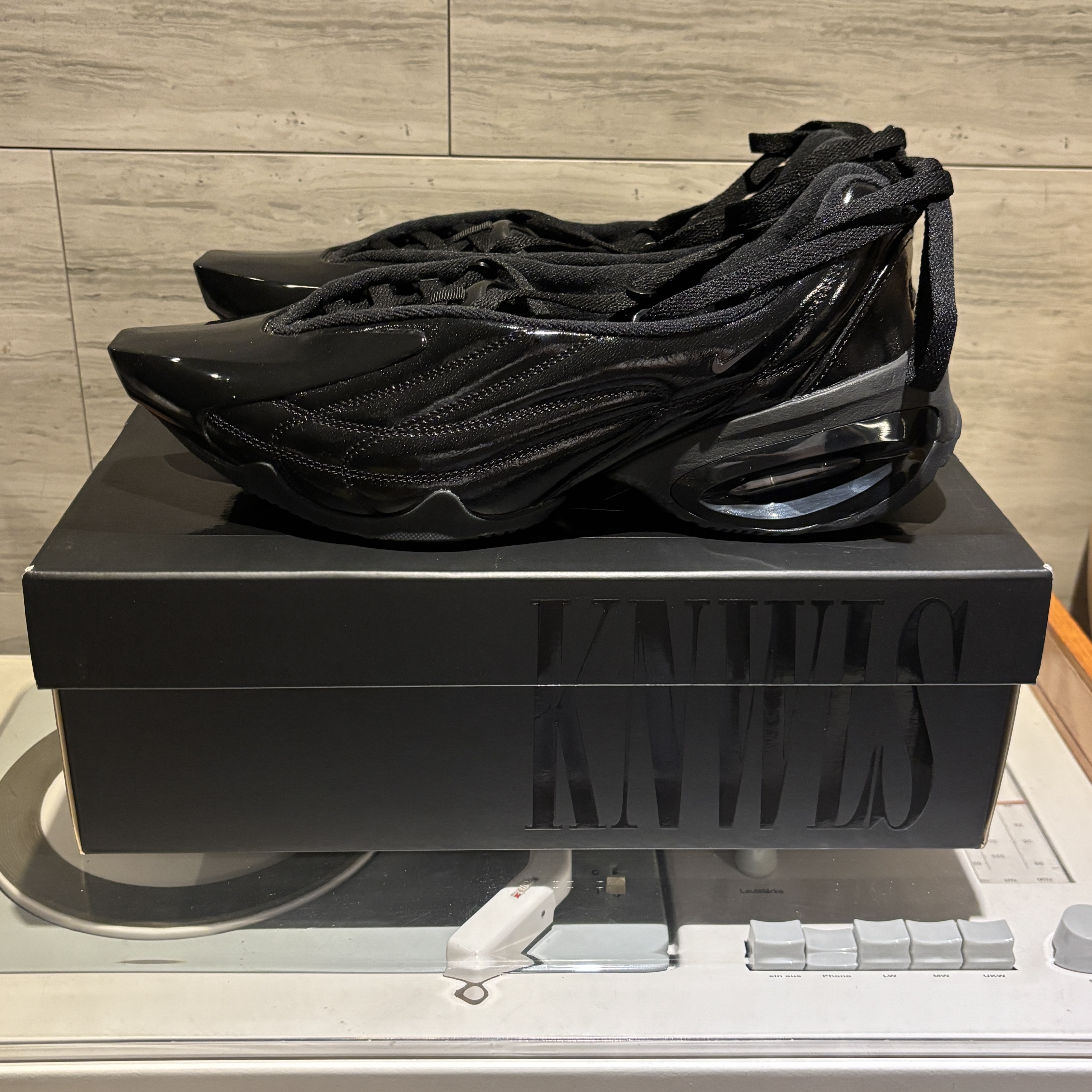 (W) Nike x Knwls Air Max Muse Noir 착용 스타일 - 6