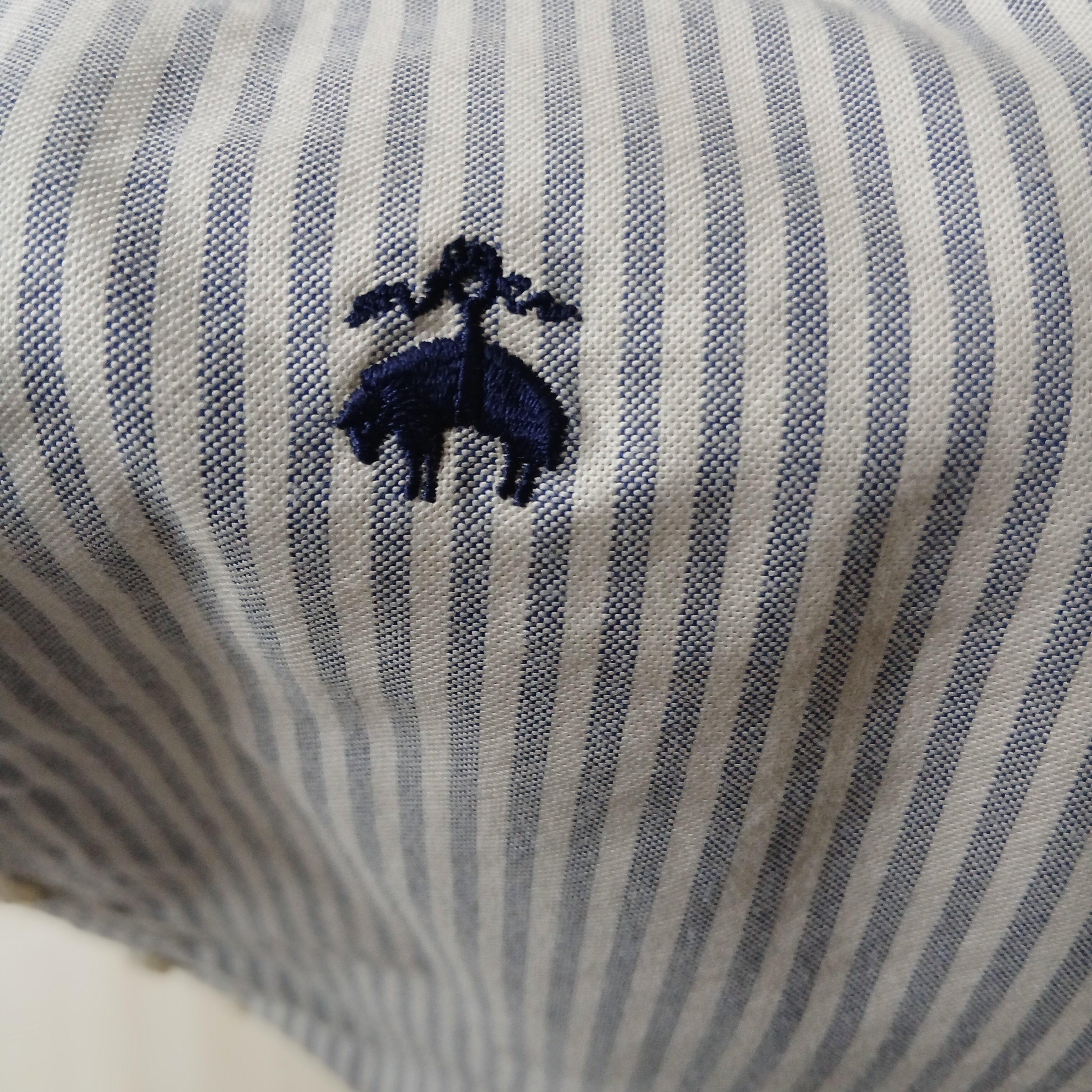 Brooks Brothers Button-Down Shirt Grey 착용 스타일 - 9