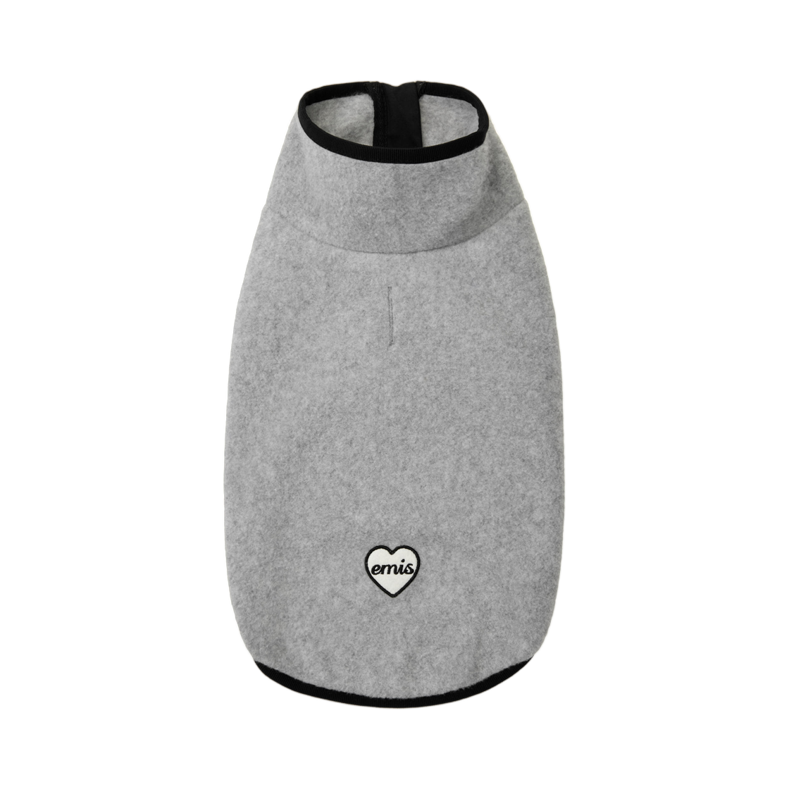 이미스 펫 하트 와펜 집업 플리스 그레이(Emis Pet Heart Wappen Zip Up Fleece Gray)