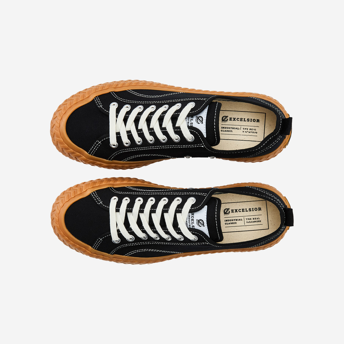 엑셀시오르 2025FW 볼트 와이드 블랙 검 스니커즈 남녀공용 사이즈(Excelsior 2025FW Bolt Wide Black Gum Sneakers Unisex Size) - 6