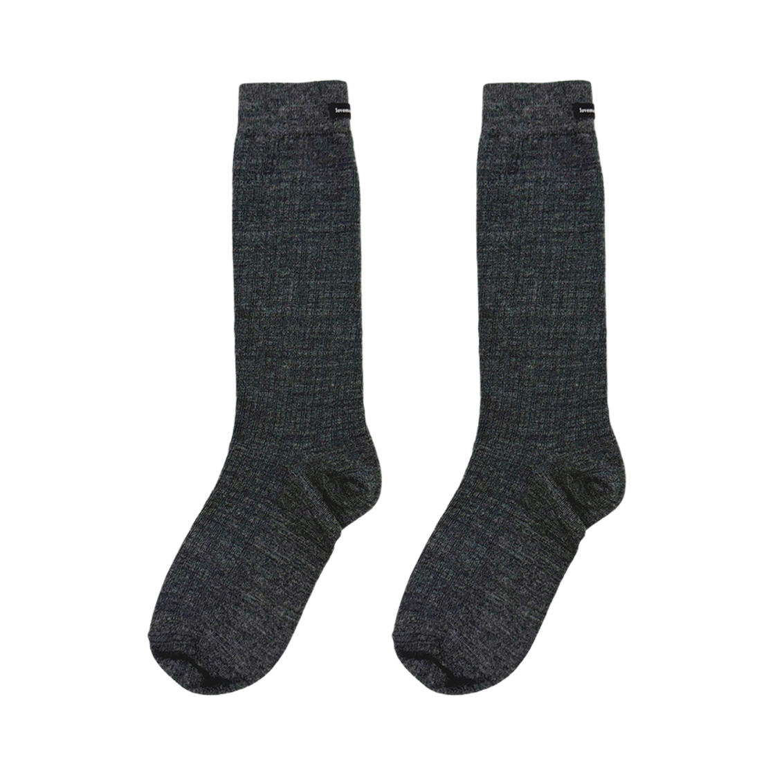 L253MSC020 lovememonster Papa'S Formal Middle Socks Charcoal