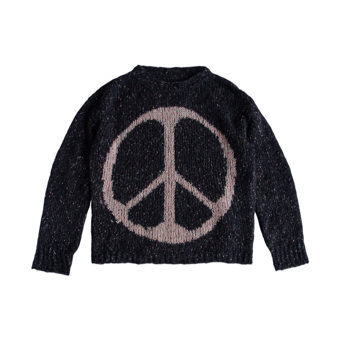 ERL 피스 핸드 니트 스웨터 차콜(ERL Peace Hand Knit Sweater Charcoal)