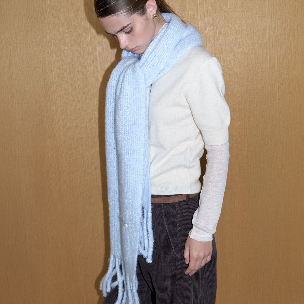 러브미몬스터 스노위 스무디 목도리 베이비블루(lovememonster Snowy Smoothie Muffler Baby Blue) - 2