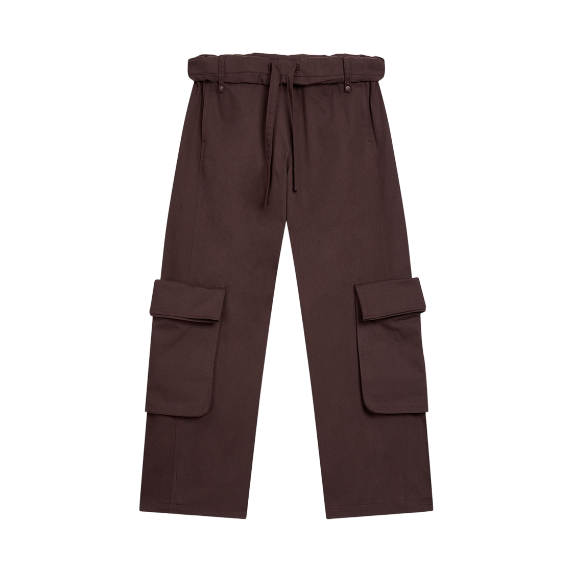 - Open Yy Rolled Waist Cargo Pants Burgundy
