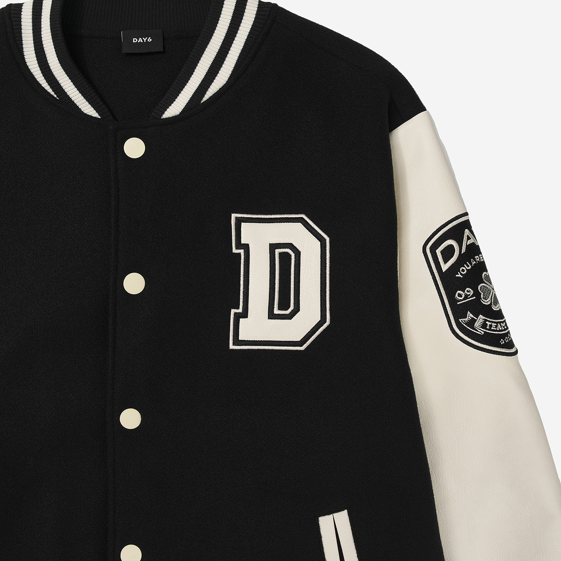 데이식스 바시티 자켓 블랙(DAY6 Varsity Jacket Black) - 3