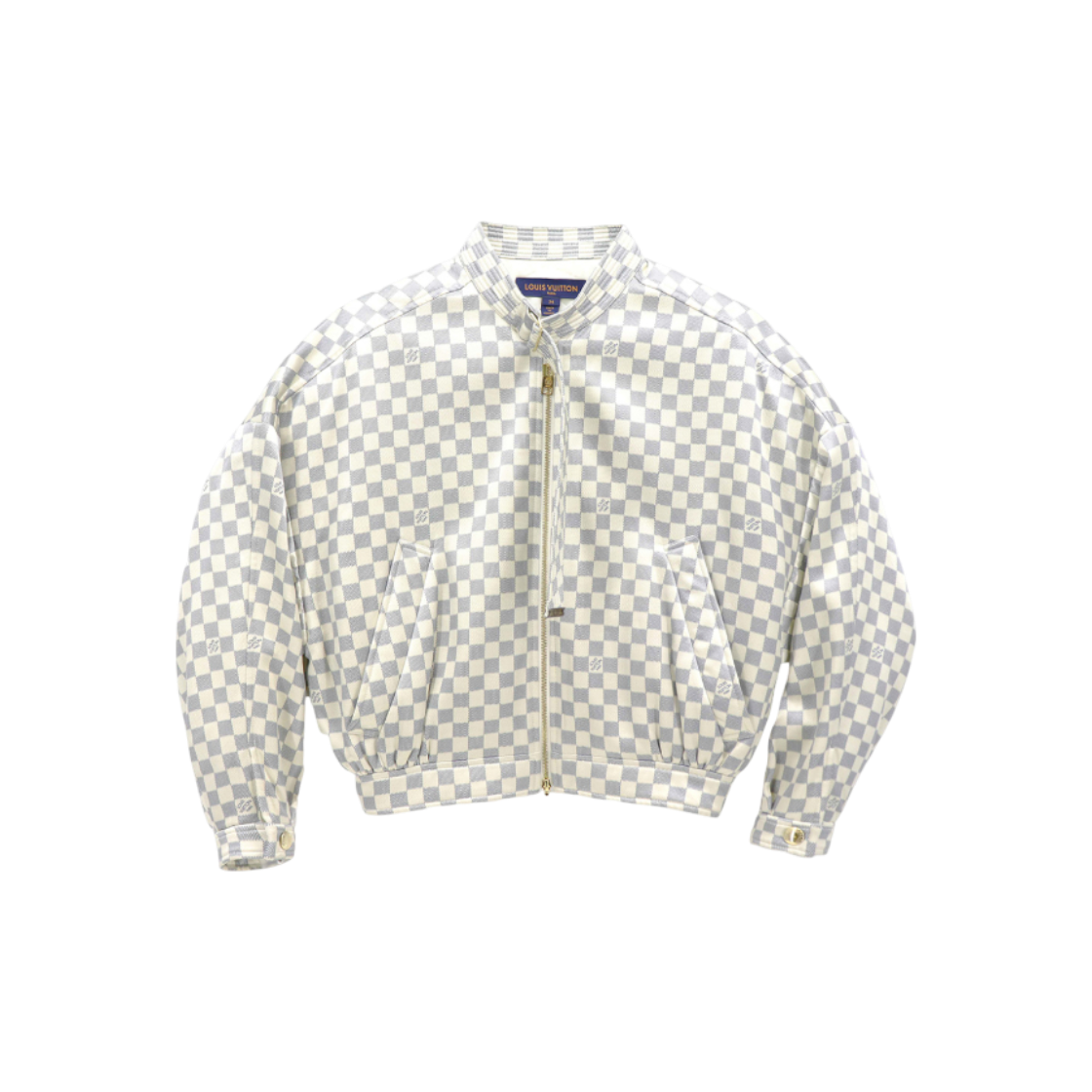 ITJKUBDL8HWK Louis Vuitton Damier Azur Bomber Jacket 1A9MH4