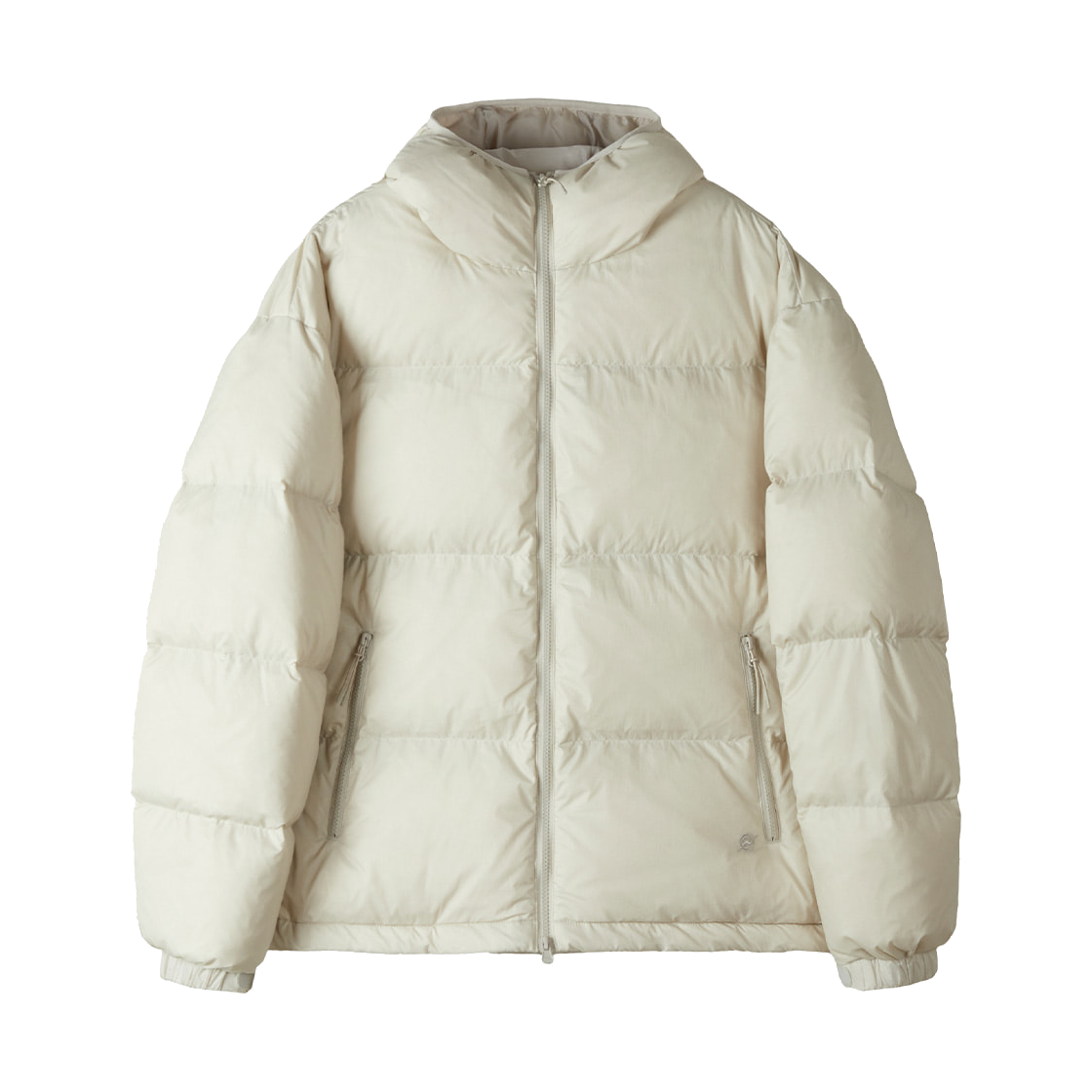 KB4DJ1101MGY KALA PATTHAR Pocket Logo Duck Down Short Padded Jacket Gray