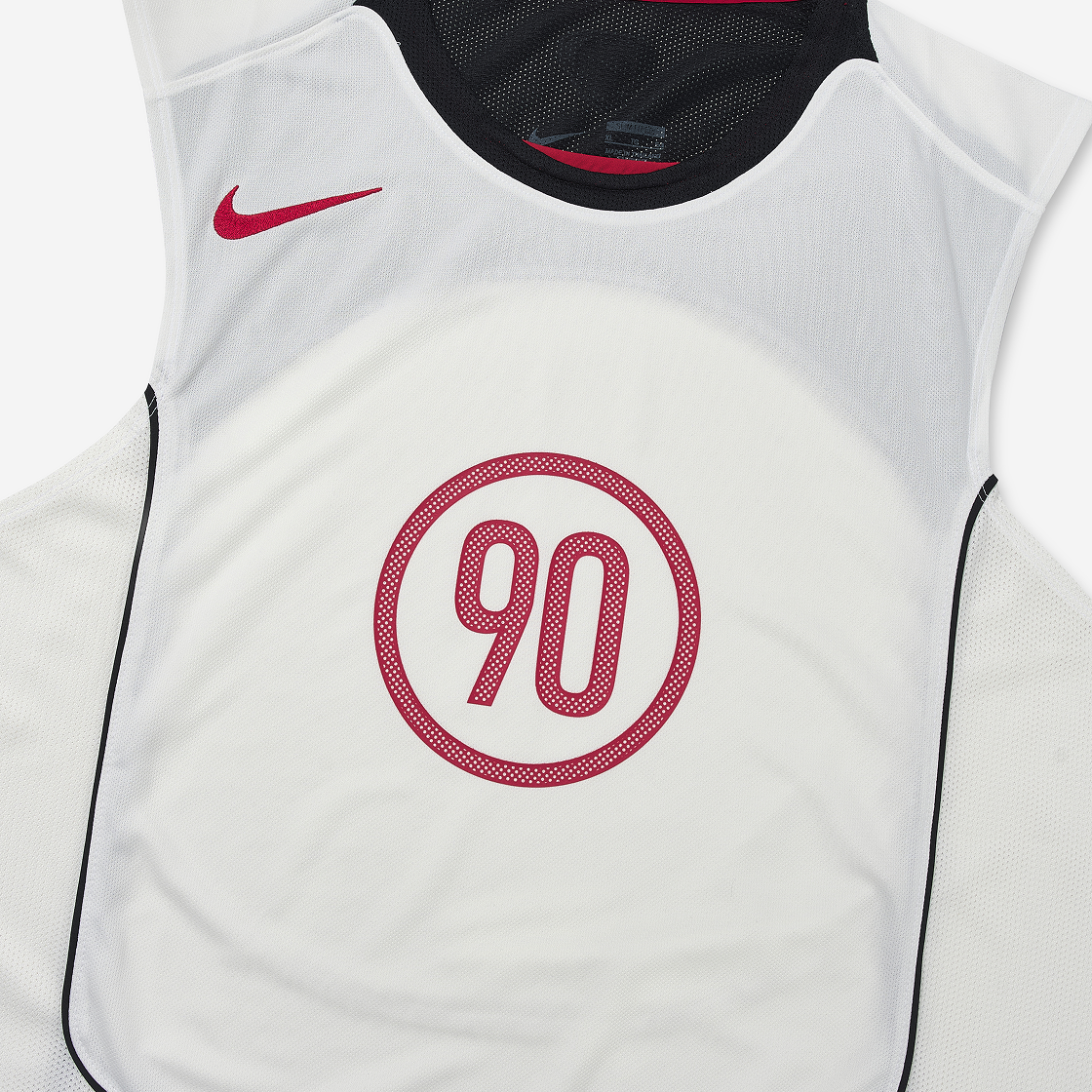 나이키 토탈 90 드라이핏 슬리브리스 풋볼 탑 세일 블랙 - US/EU(Nike Total 90 Dri-Fit Sleeveless Football Top Sail Black - US/EU) - 3