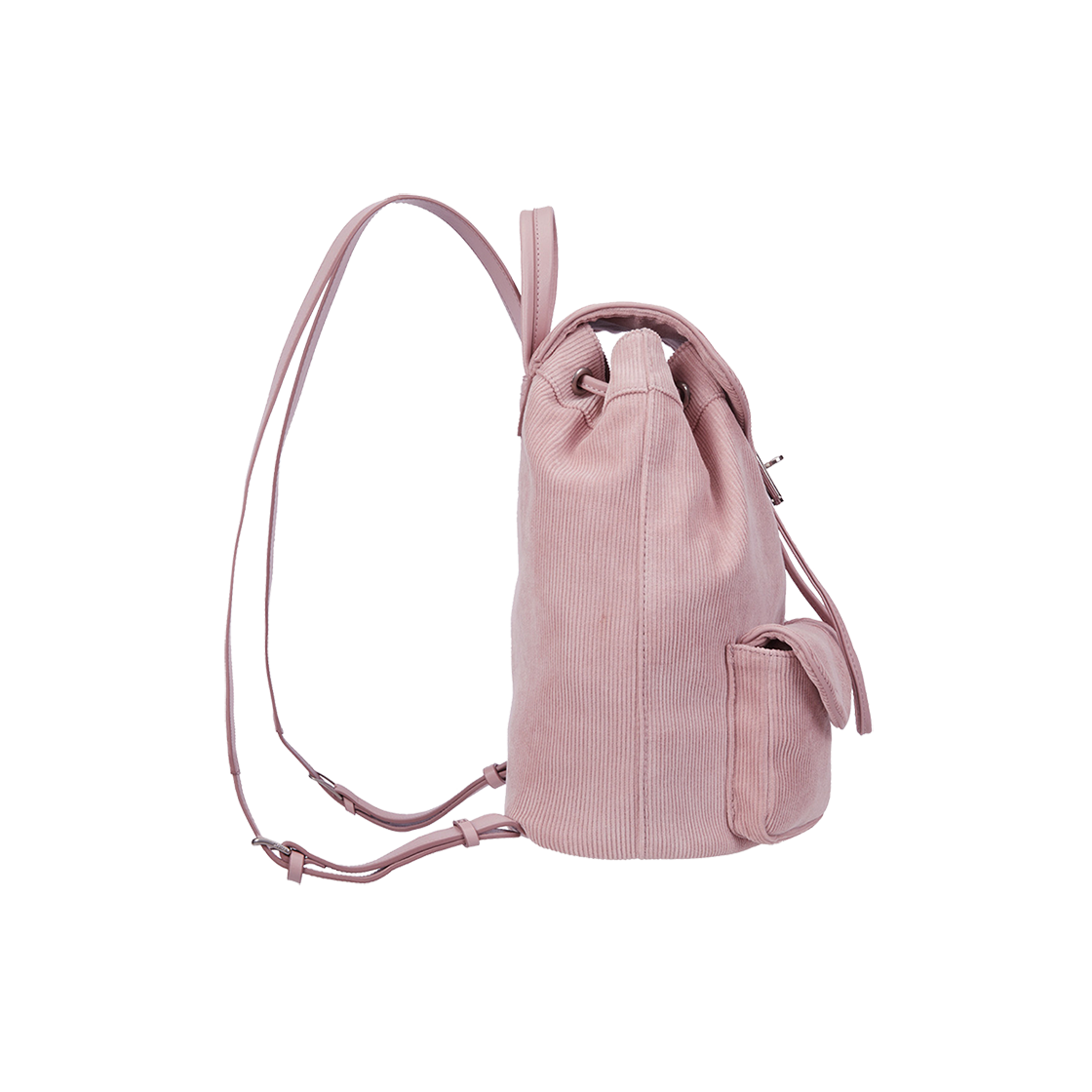 분크 오캄 두 더블 포켓 코듀로이 백팩 미듐 인디핑크(vunque Occam Doux Double Pocket Corduroy Backpack M Indie Pink) - 3