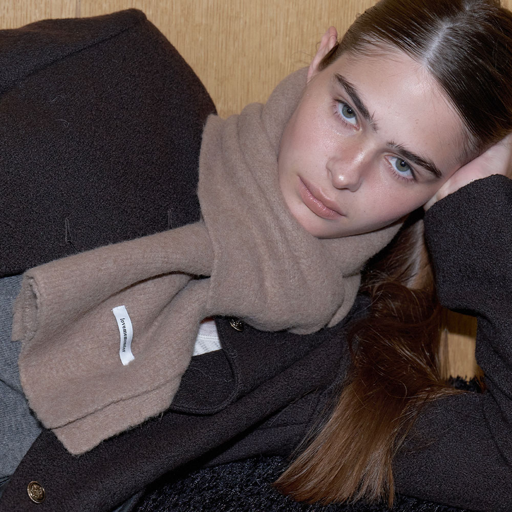 러브미몬스터 소프트 윈터 목도리 모카(lovememonster Soft Winter Muffler Mocha) - 2