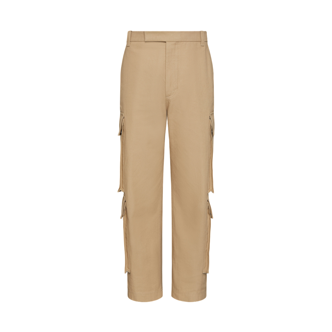 MTU343U-07738-275 Thom Browne Washed Cotton Utility Chino Cargo Trouser Camel