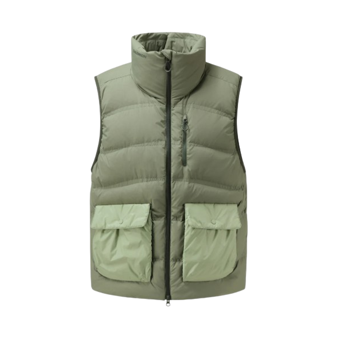 LC2998400 Salomon Cross Down Vest Light Green