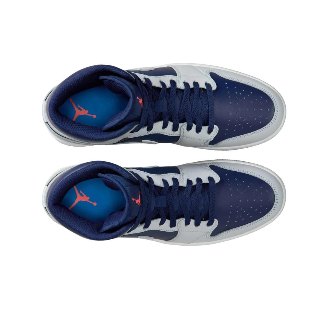 조던 1 미드 블루 보이드 서밋 화이트(Jordan 1 Mid Blue Void Summit White) - 2