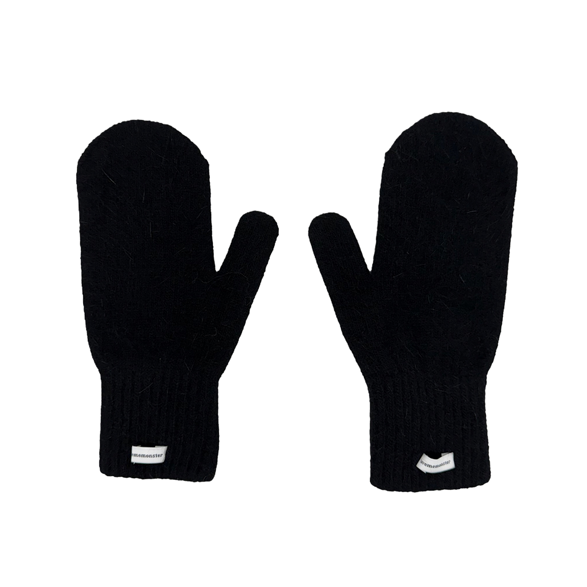 러브미몬스터 스노위 앙고라 벙어리장갑 블랙(lovememonster Snowy Angora Mitten Black) - 1