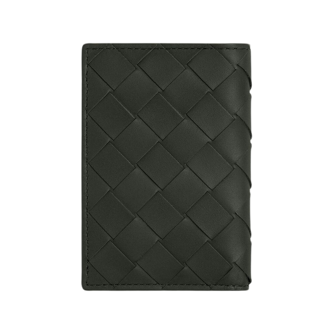 보테가 베네타 인트레치아토 플랩 카드 케이스 다크 그린(Bottega Veneta Intrecciato Flap Card Case Dark Green) - 2